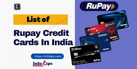 list of RuPay credit cards